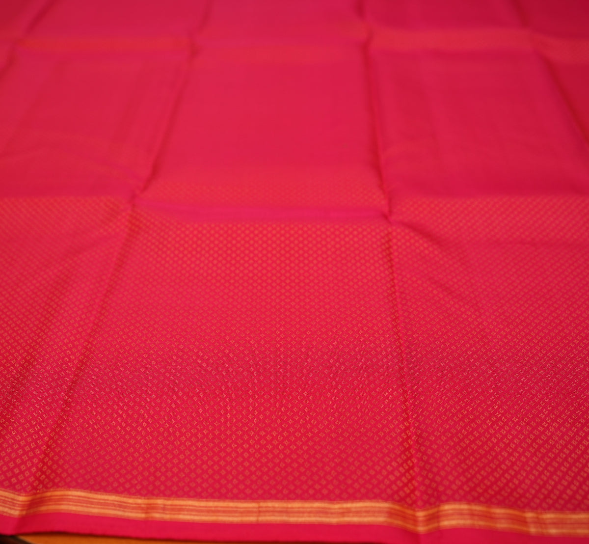 YELLOW AND PINK KANCHIPURAM SILK SAREE