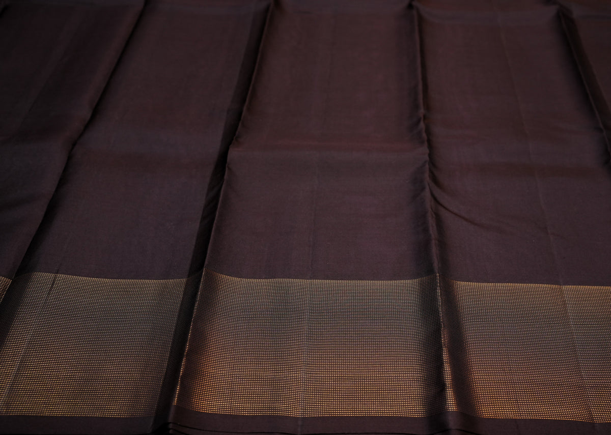 LAVENDER PURPLE KANCHIPURAM SILK SAREE