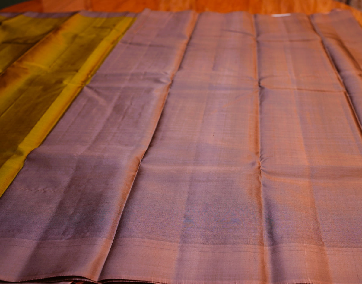MEHENDI GREEN KANCHIPURAM SILK SAREE