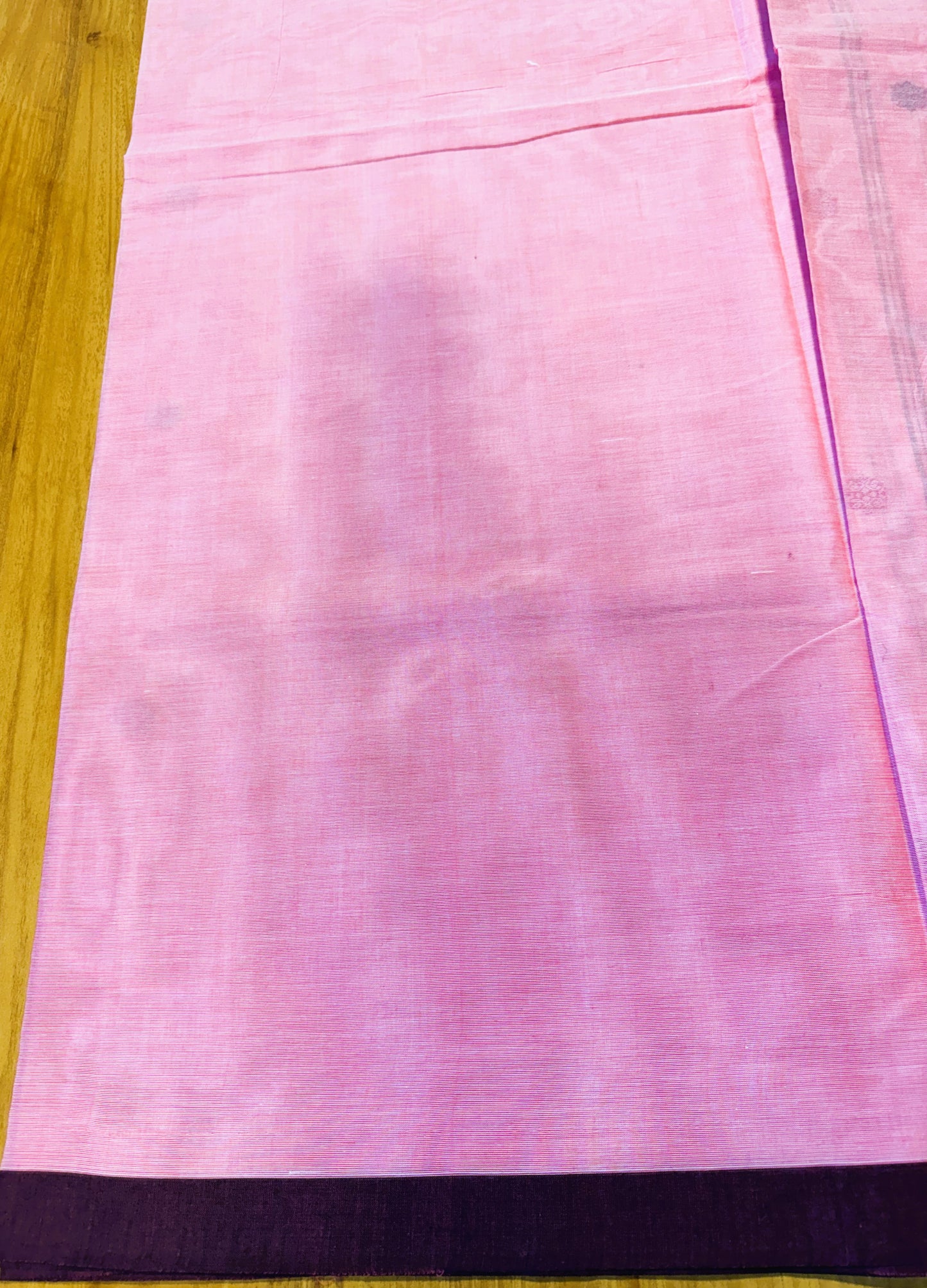 BABY PINK CHETTINAD COTTON SAREE