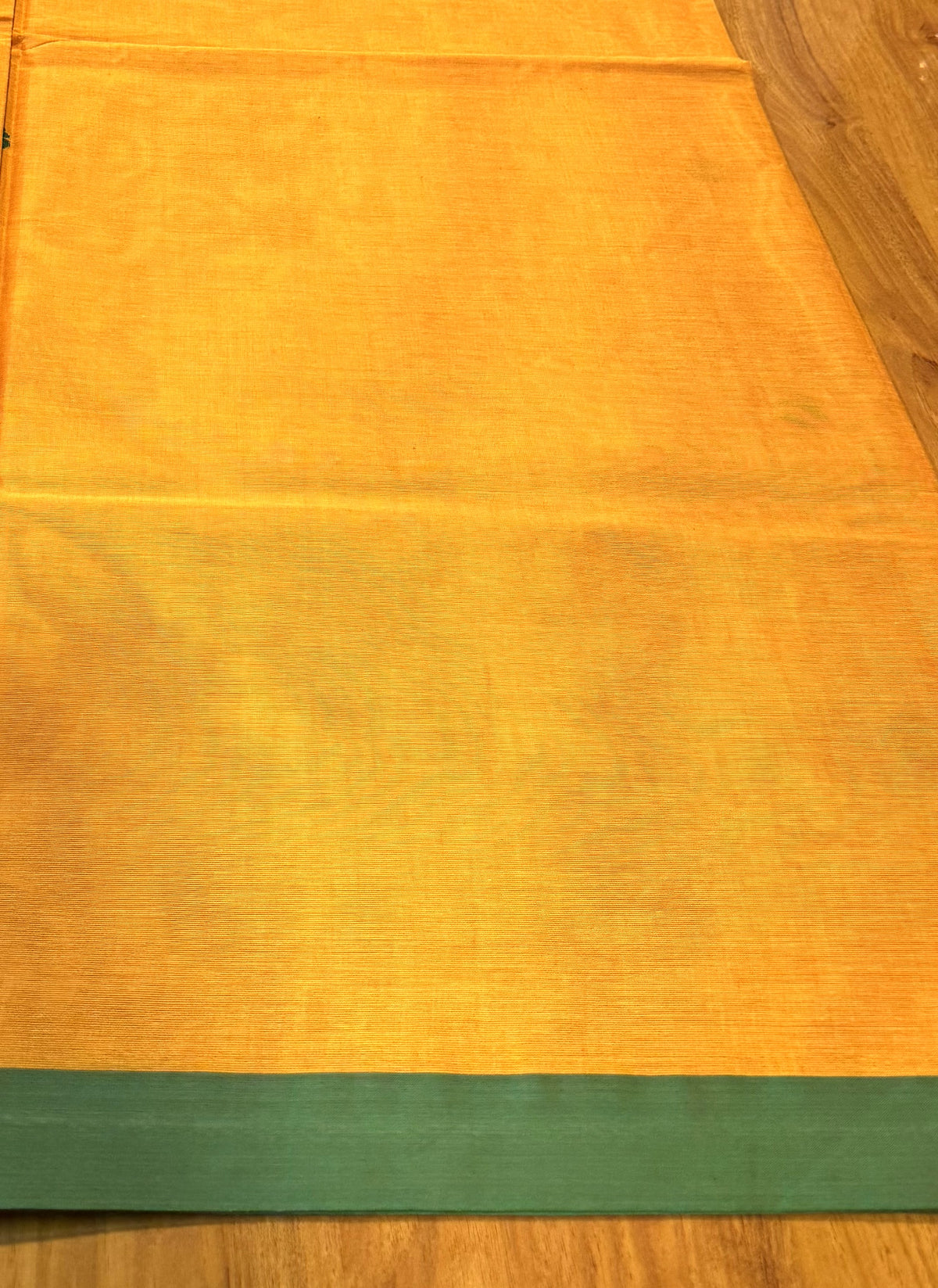 MUSTARD YELLOW CHETTINAD COTTON SAREE