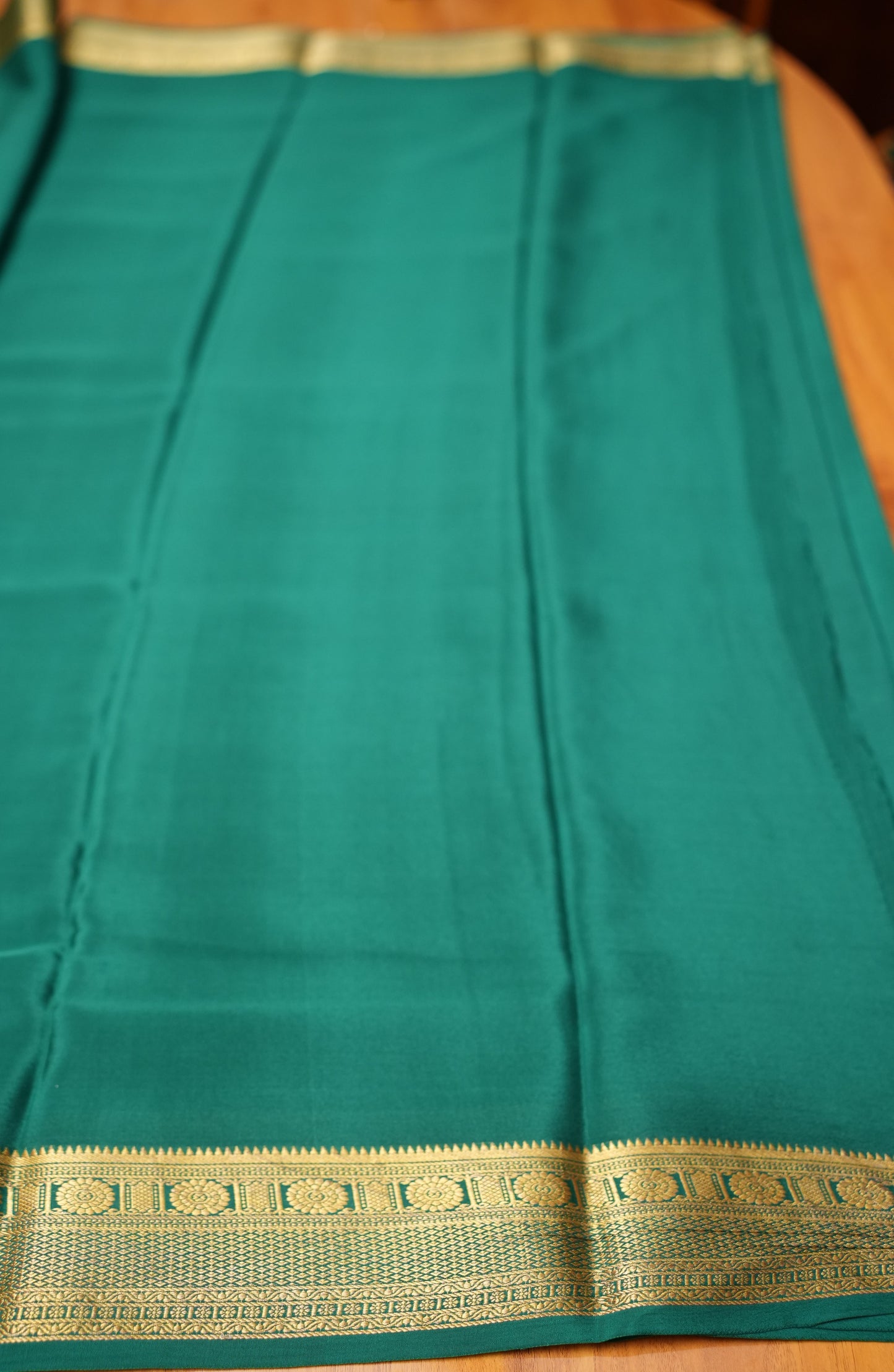 RAMA GREEN MYSORE SILK SAREE