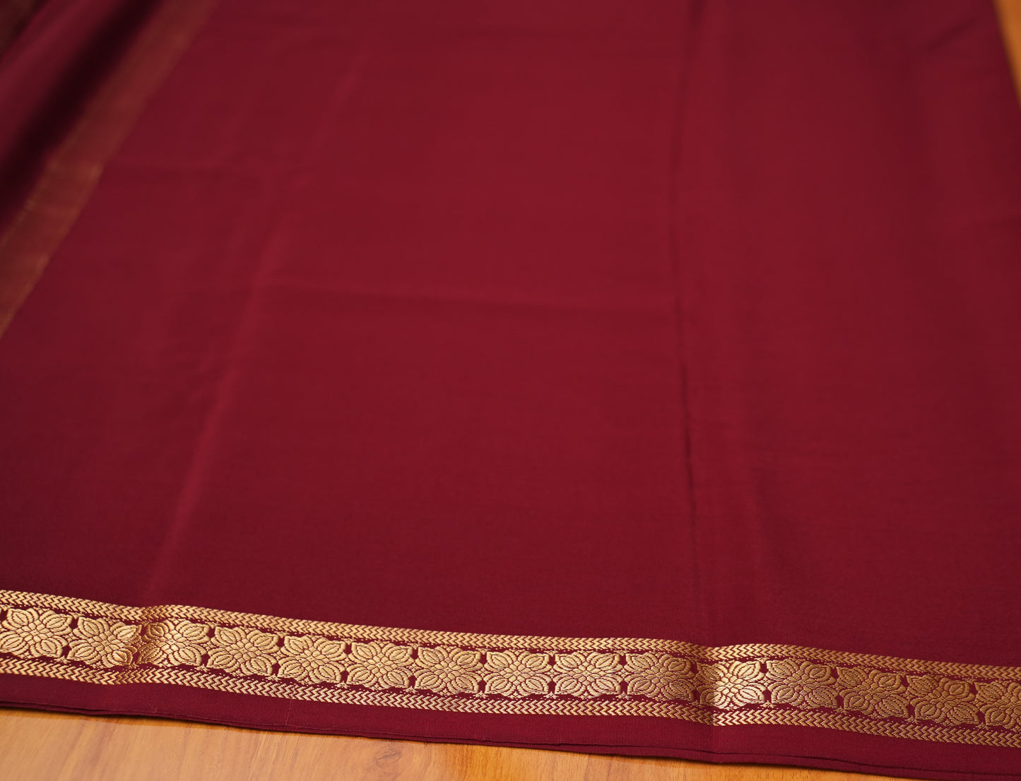 COFFEE BROWN MYSORE SILK SAREE