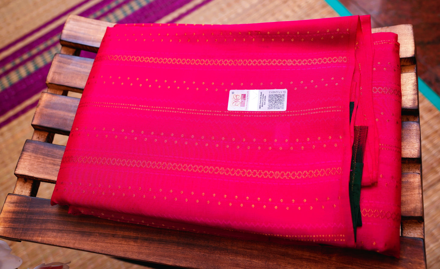 PINK KANCHIPURAM SILK SAREE
