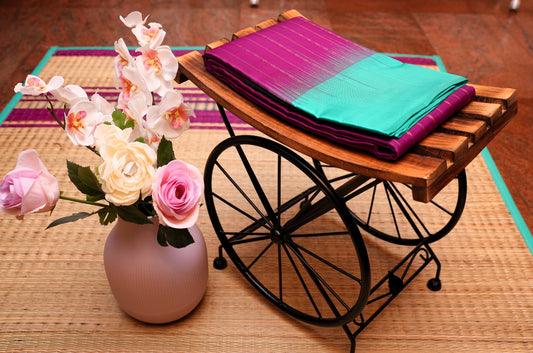 PURPLE KANCHIPURAM SILK SAREE