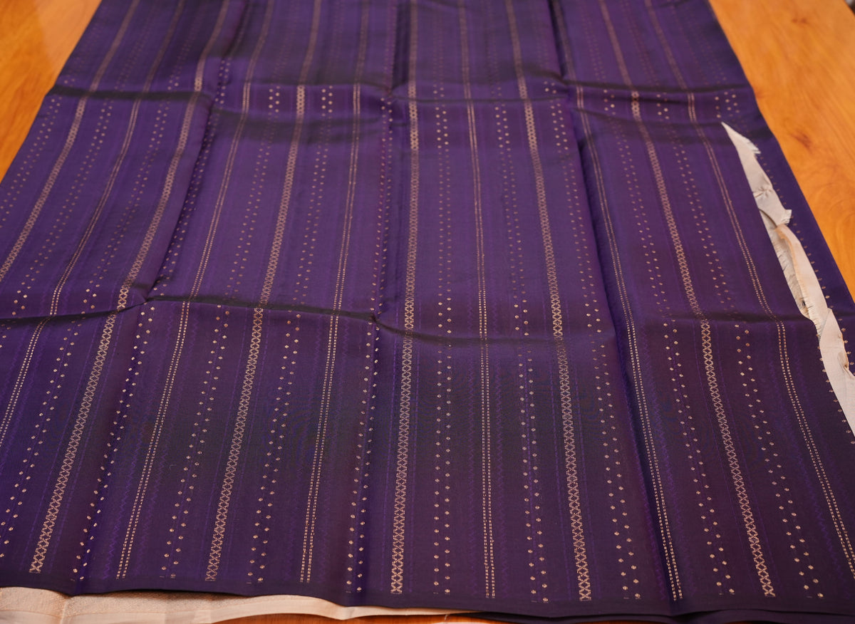 PURPLE KANCHIPURAM SILK SAREE