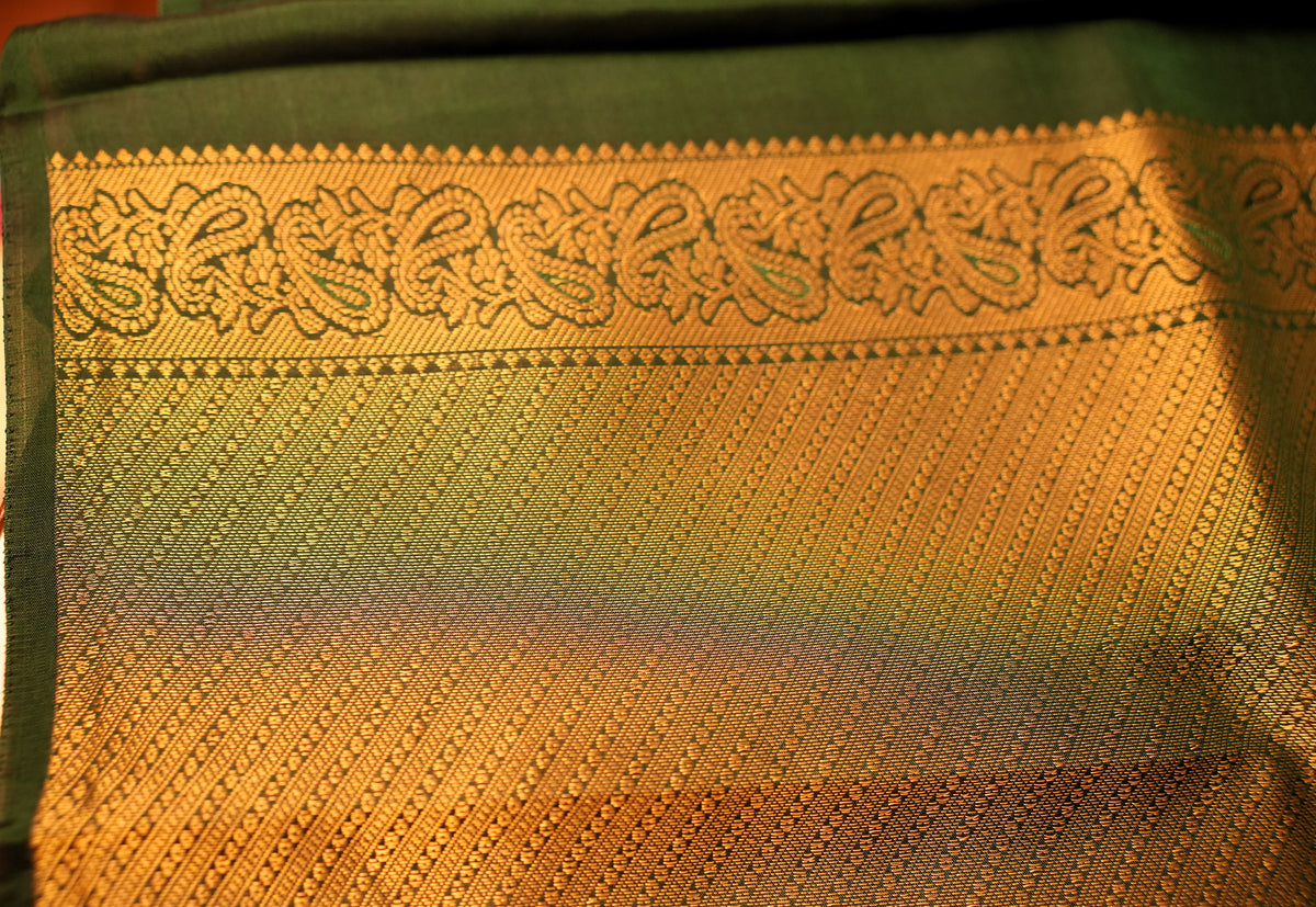 PINK KANCHIPURAM SILK SAREE