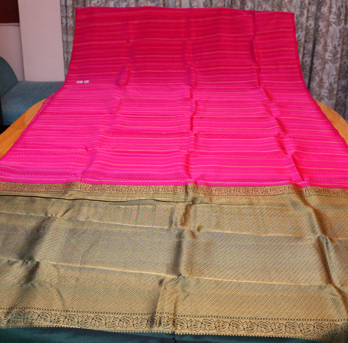 PINK KANCHIPURAM SILK SAREE