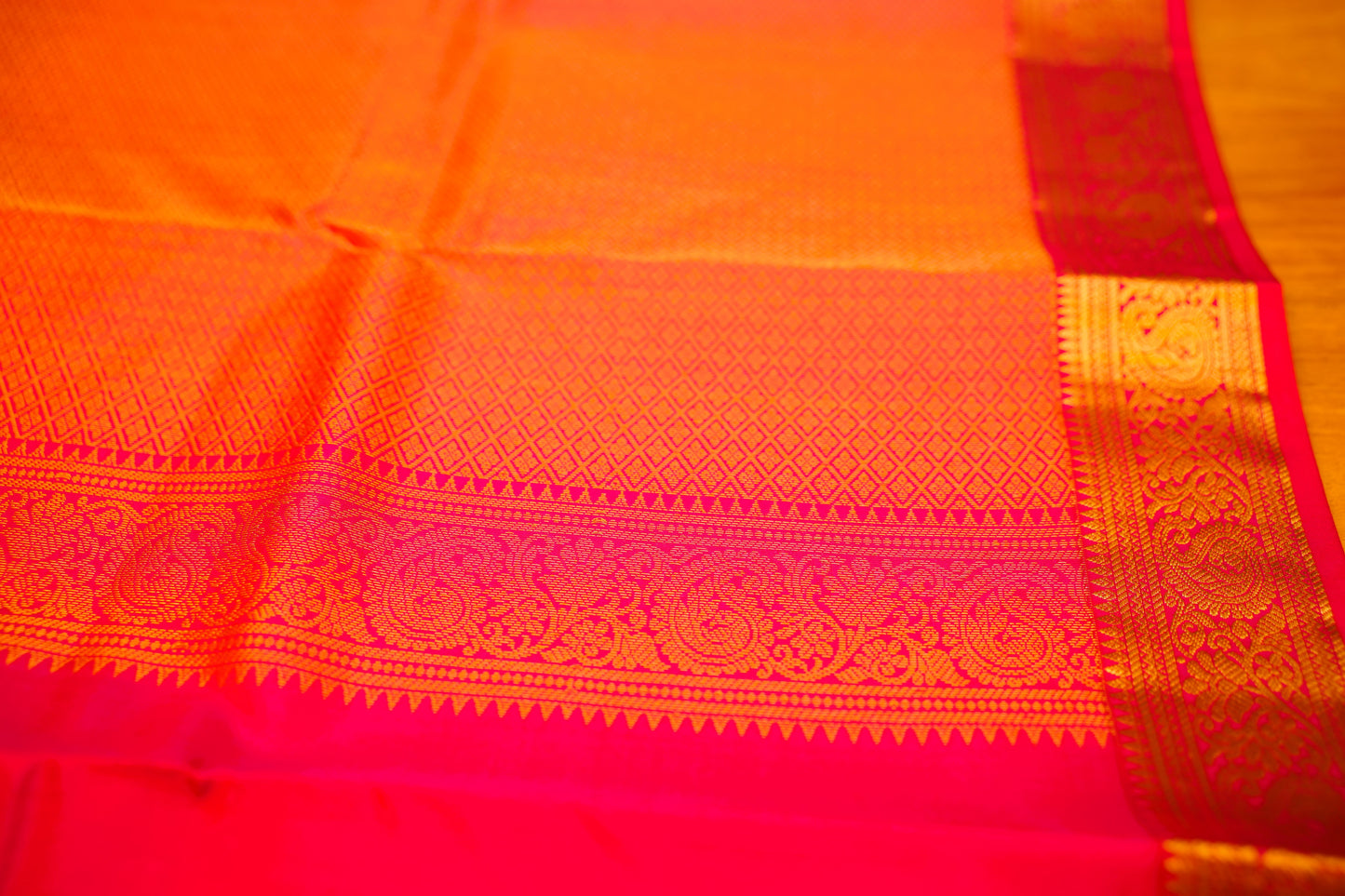 INK BLUE KANCHIPURAM SILK SAREE