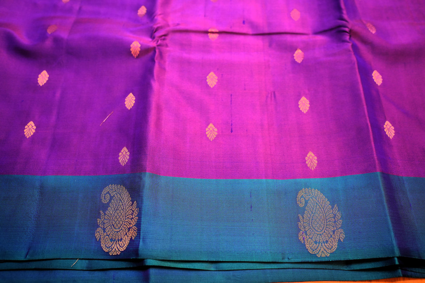 PURPLE KANCHIPURAM SILK SAREE