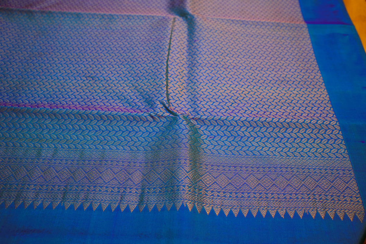 PURPLE KANCHIPURAM SILK SAREE