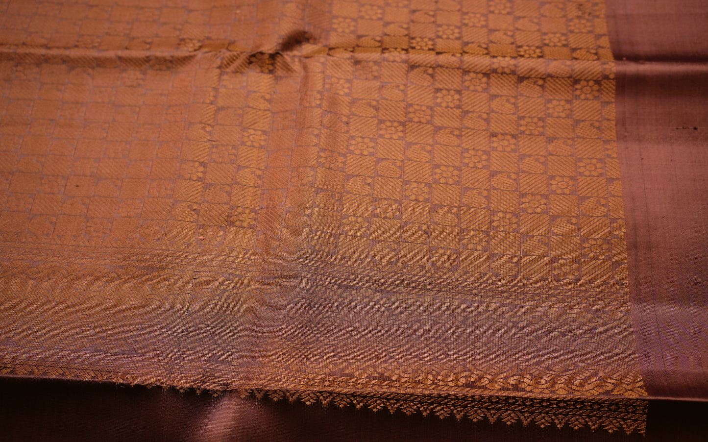 MEHENDI GREEN KANCHIPURAM SILK SAREE