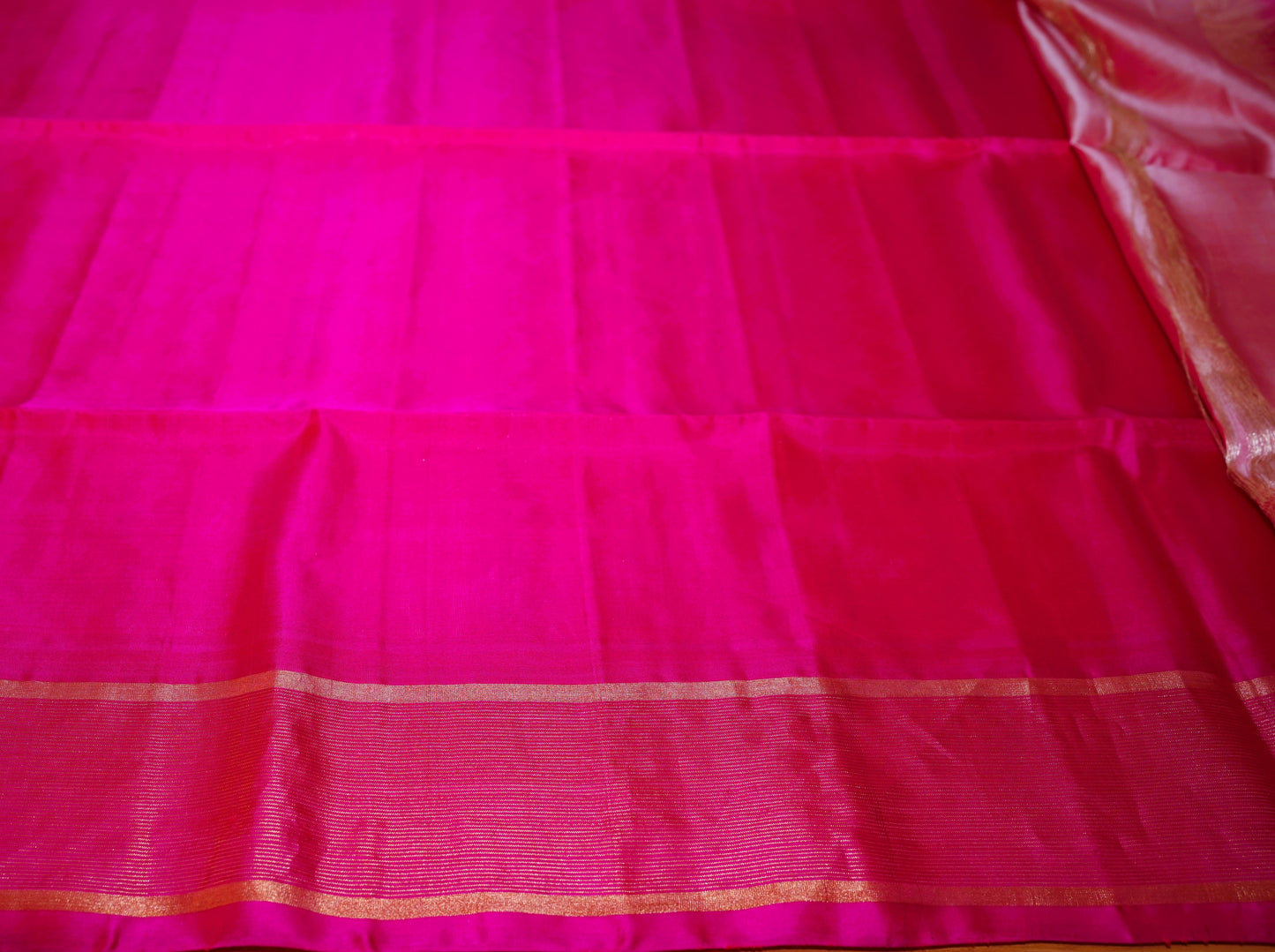 PASTEL PINK KANCHIPURAM SOFT SILK SAREE